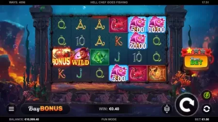 Hell Chef Goes Fishing slot screenshot 1