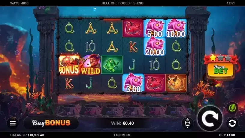 Hell Chef Goes Fishing slot screenshot 1