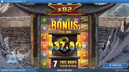 Katmandu X slot screenshot 6