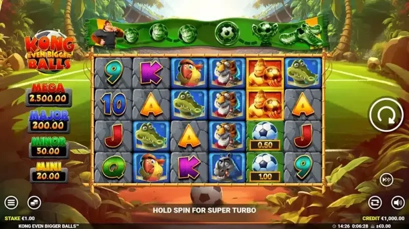 King Kong Even Bigger Balls slot screenshot 