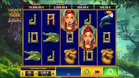 Legacy of the Tiger Mega Fire Blaze Jackpots slot screenshot 4