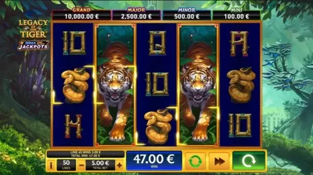 Legacy of the Tiger Mega Fire Blaze Jackpots slot screenshot 5