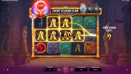 Lucky Scarab Claw: Wild Respins slot screenshot 5