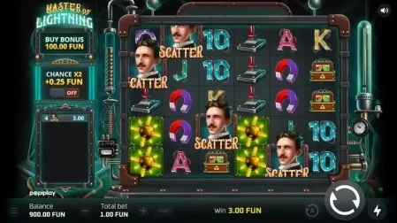 Master of Lightning slot screenshot 2