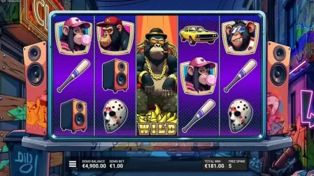 Monkey Frenzy slot screenshot 6