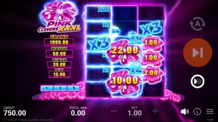 Pink Clovers XXXL: Hold and Win slot screenshot 5