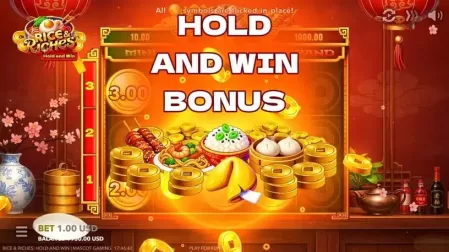 Rice & Riches: Hold and Win slot screenshot 2