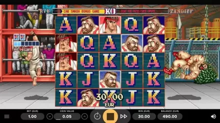 Street Fighter II: The World Warrior slot screenshot 4