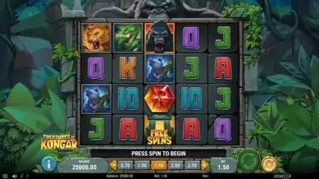 Treasures of Kongar slot screenshot 1