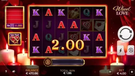 Wheel of Love slot screenshot 4