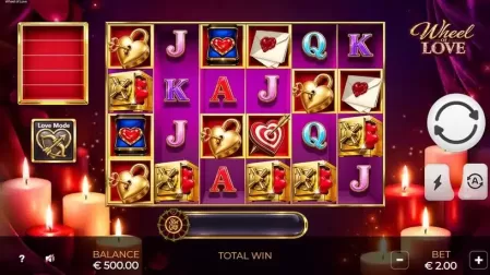 Wheel of Love slot screenshot 1