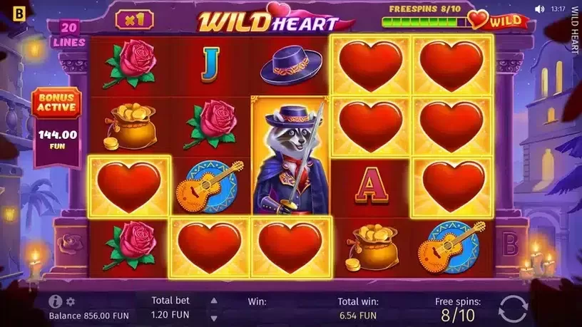 Wild Heart slot screenshot 5