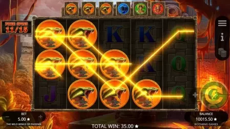 Wild Wings of Phoenix slot screenshot 7
