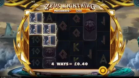 Zeus Lightning Megaways slot screenshot 2