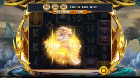 Zeus Lightning Megaways slot screenshot 3