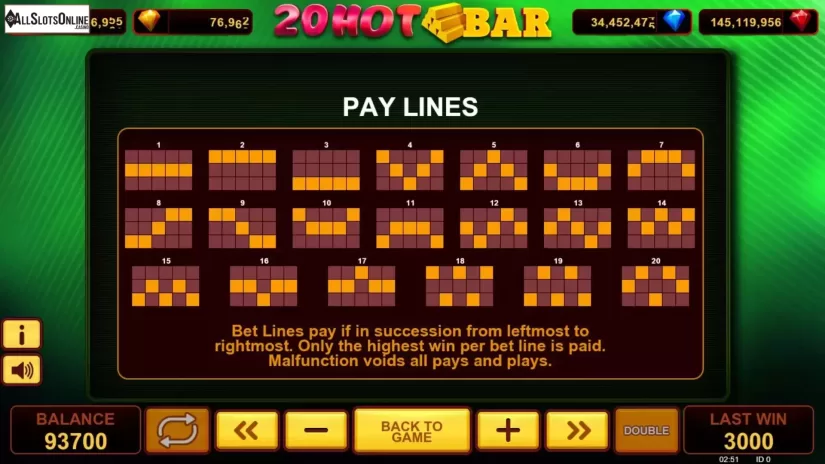 Paylines