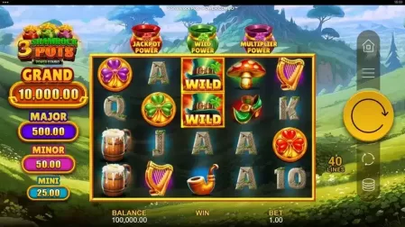 3 Shamrock Pots: Power Combo slot screenshot 1