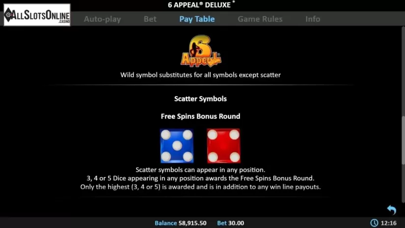 Features. 6 Appeal Deluxe from Realistic