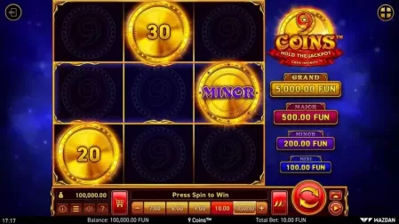 9 Coins™ slot screenshot 1