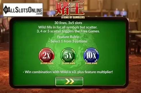 Intro screen. A King Of Gamblers from Maverick