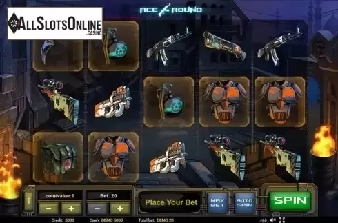 Reel screen. Ace Round from Evoplay Entertainment