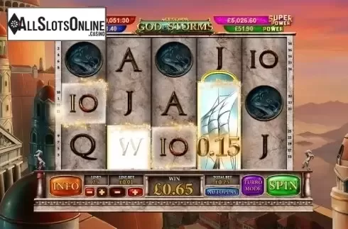Screen 3. Age of the Gods God of Storms from Playtech Vikings