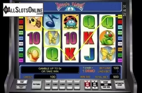 Win Screen. Beetle Mania from Novomatic