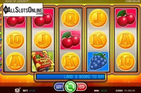 Reel Screen. Book Of Jokers from Games Inc