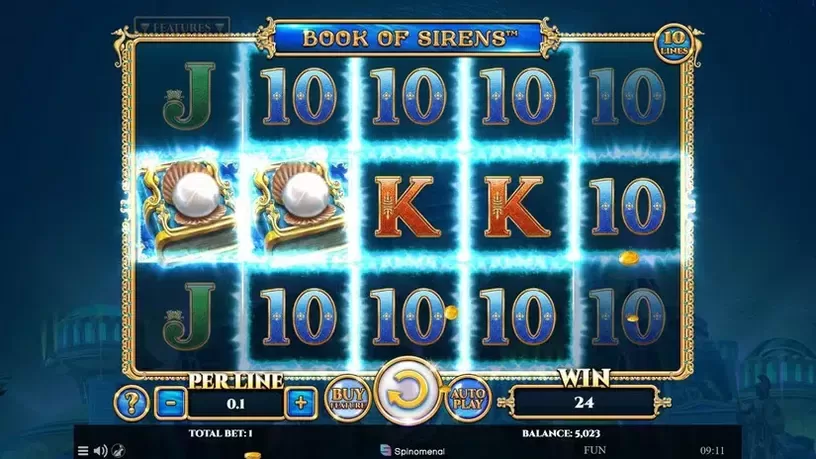 Book Of Sirens slot screenshot 2
