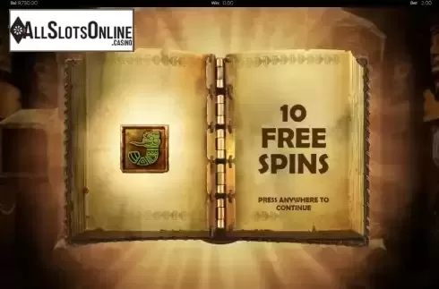 Free Spins Win Screen
