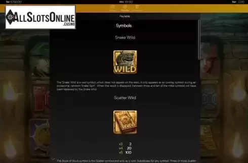 PayTable Screen