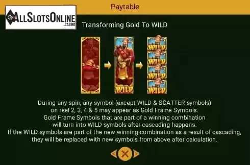 Transforming to Wild screen