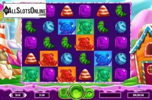Reel Screen. Candy Bears Sweet Wins from NetGaming