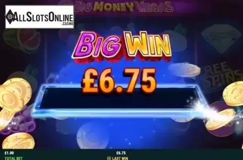 Big Win screen