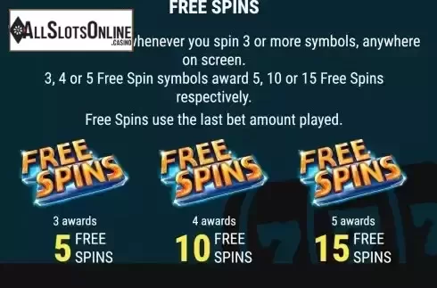 Game Features screen 2