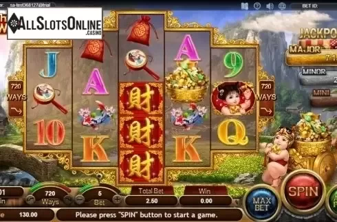 Reel Screen. Child of Wealth from SimplePlay