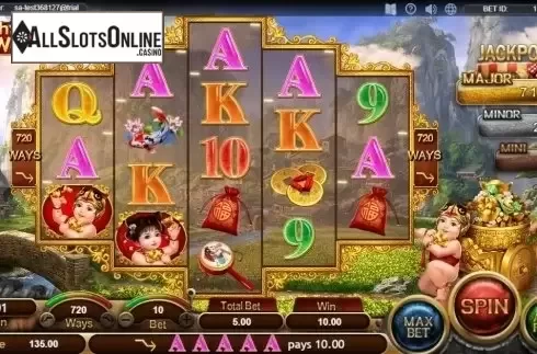 Win Screen. Child of Wealth from SimplePlay