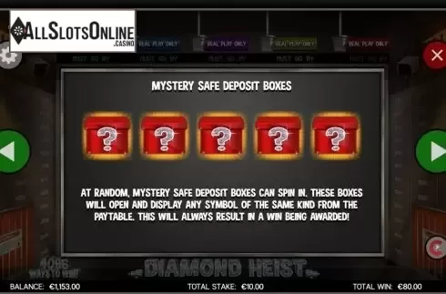 Features. Diamond Heist from CORE Gaming