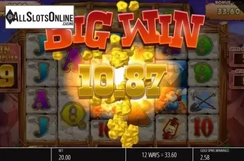 Big Win. Diamond Mine Megaways All Action from Blueprint