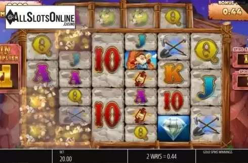 Win Screen 1. Diamond Mine Megaways All Action from Blueprint