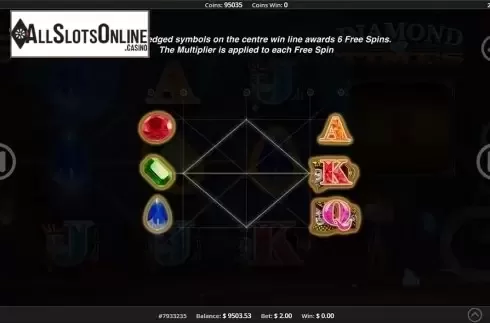 Paytable 2. Diamond Times from Concept Gaming