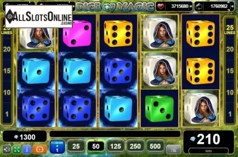 Win Screen 2. Dice of Magic from EGT