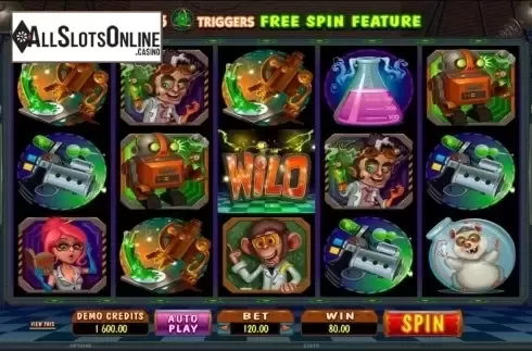 Screen8. Dr Watts Up from Microgaming