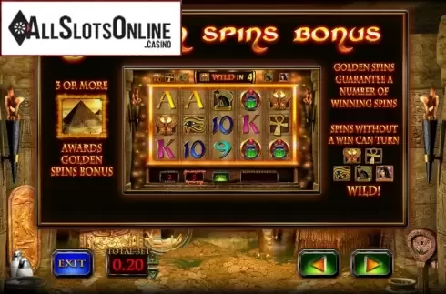 Screen4. Egyptian Goddess from Blueprint