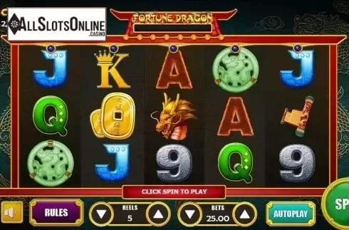 Reel Screen. Fortune Dragon (Vela Gaming) from Vela Gaming