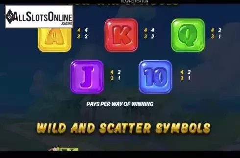 Paytable screen 2