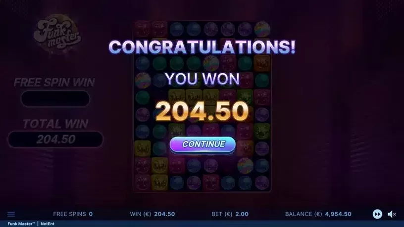 Funk Master slot screenshot 8
