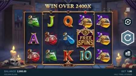 Golden Elixir slot screenshot 1