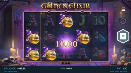 Golden Elixir slot screenshot 3