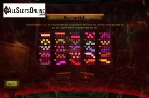 Paylines. Halloween (Triple Profits Games) from Triple Profits Games